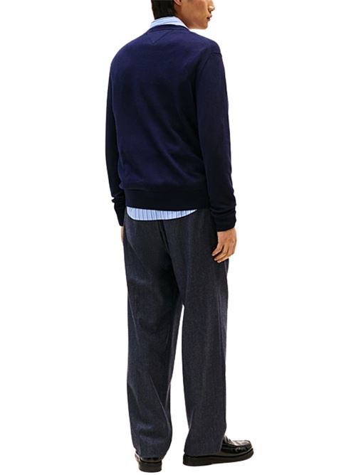 Maglioncino misto cashmere con scollo a V Tommy Hilfiger | MW0MW28047DW5